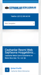 Mobile Screenshot of ceyhanlarbeton.com
